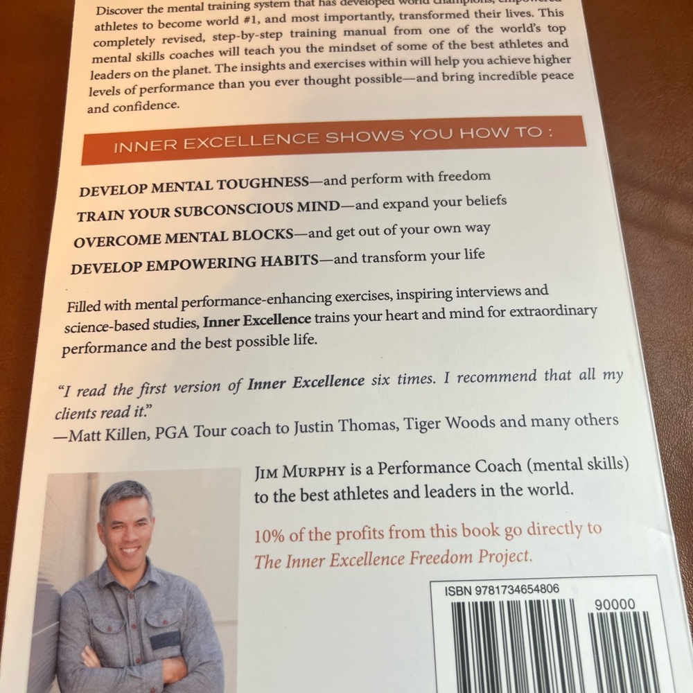 Inner Excellence Book by Jim Murphy Paperback. Brand new condition. - Picture 2 of 2